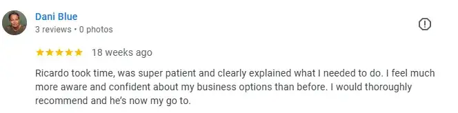 Dani Blue 5 star review