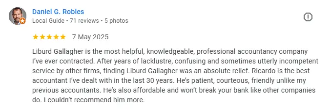 Daniel Robles 5 star review